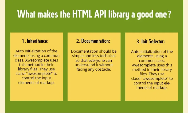 HTML API Library