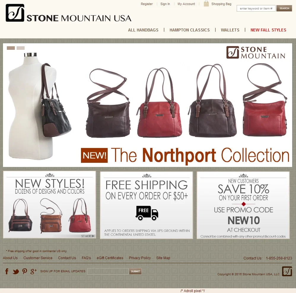 About Stone Mountain Handbags