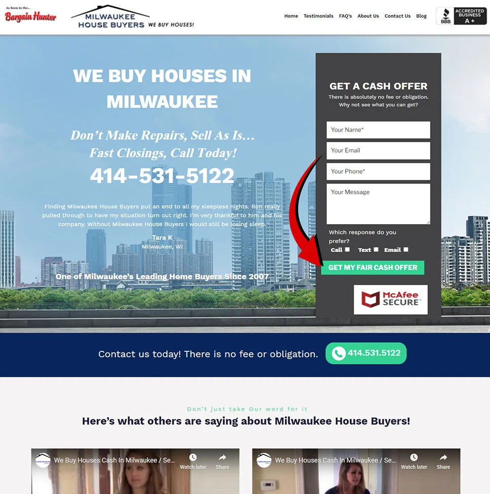 About Milwaukee House Buyers